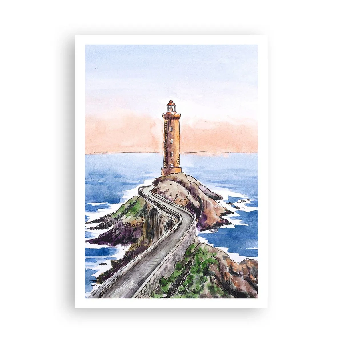 Poszter - Szemben a tengerrel - 70x100 cm