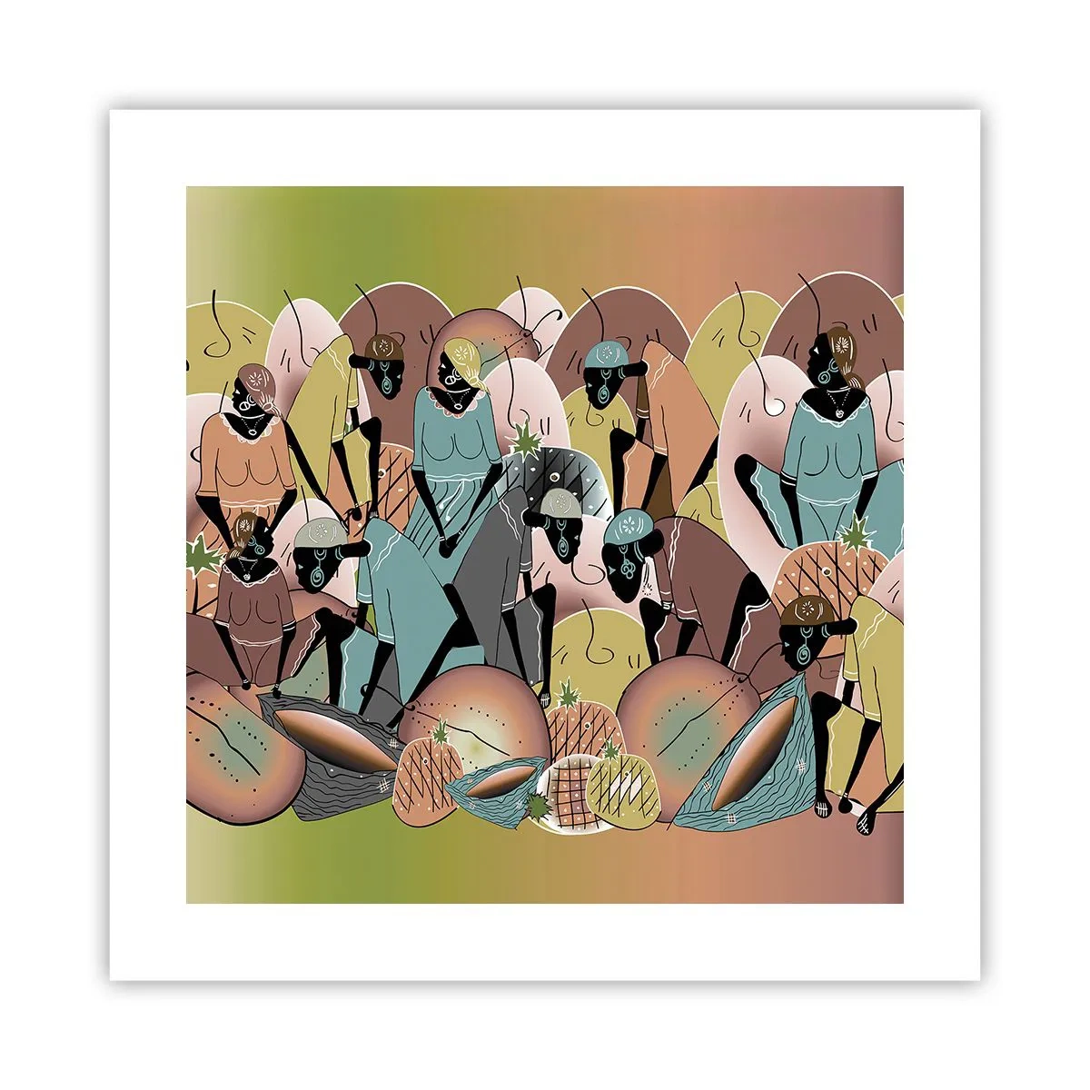 Poszter - Jön a nagy ünnep - 40x40 cm