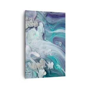 Vászonkép - Kék áramlatok - 80x120 cm