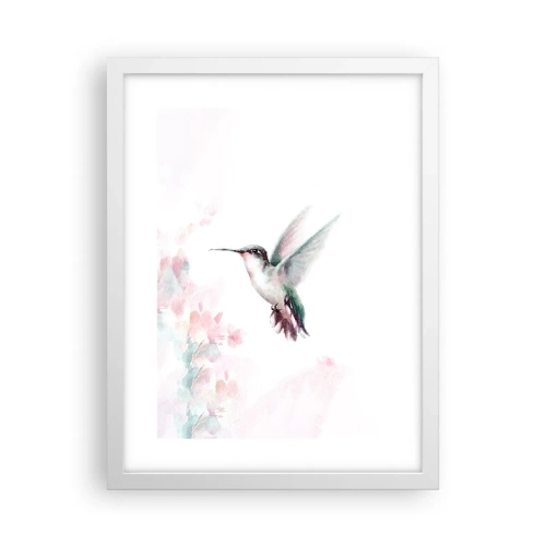 Poszter fekete keretben - Reptében lefagyva - 30x40 cm