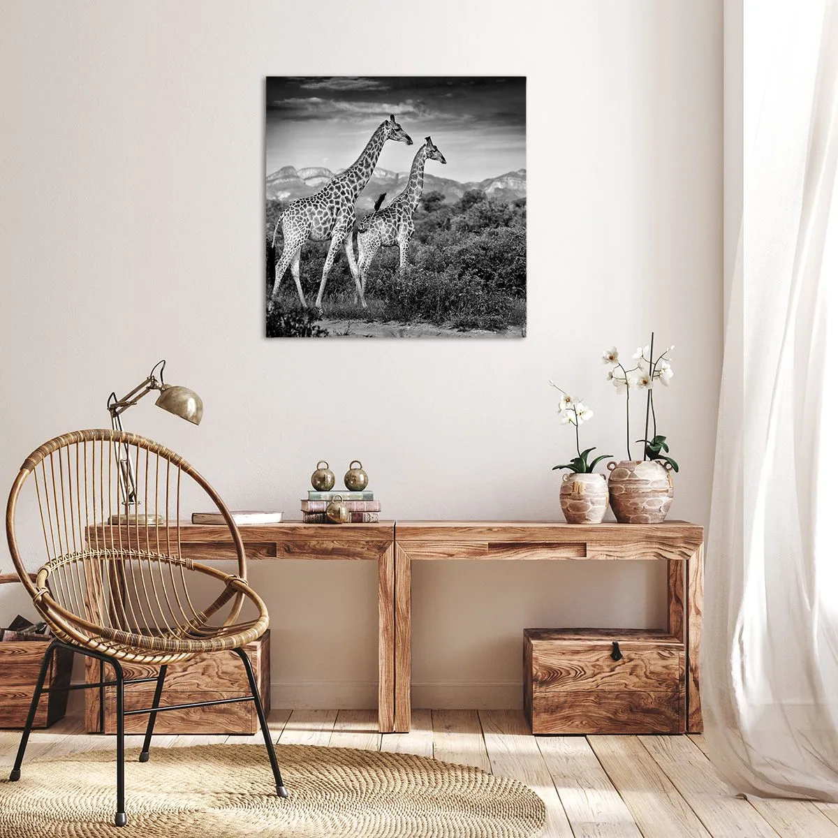 Vászonkép - Magas rangok Afrikában - 70x70 cm
