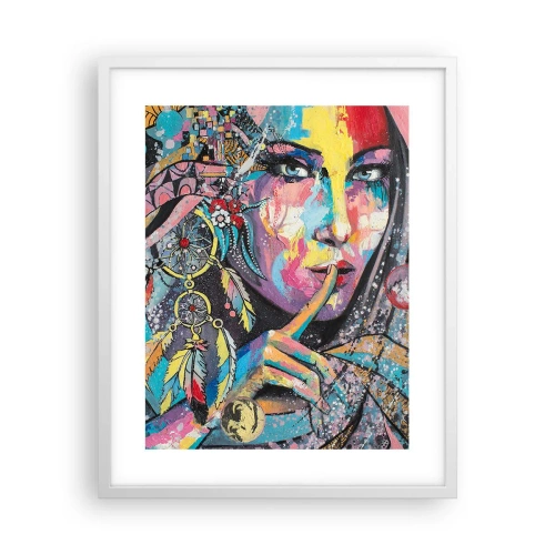 Poszter fekete keretben - Maradj csendben, amíg meg nem érted - 40x50 cm