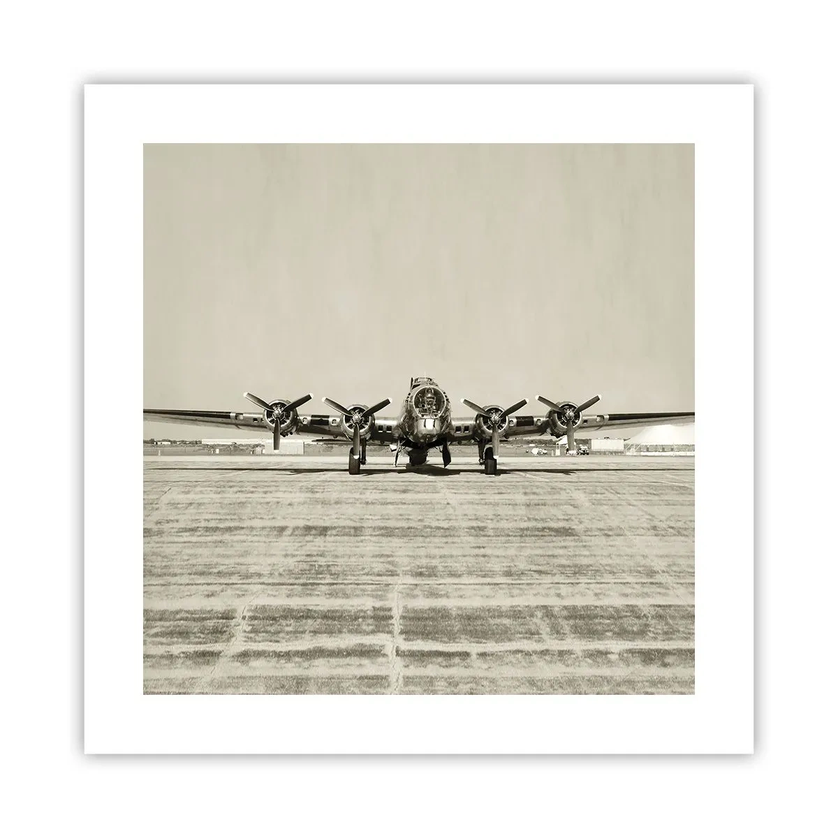 Poszter - Mint mindig készen - 40x40 cm