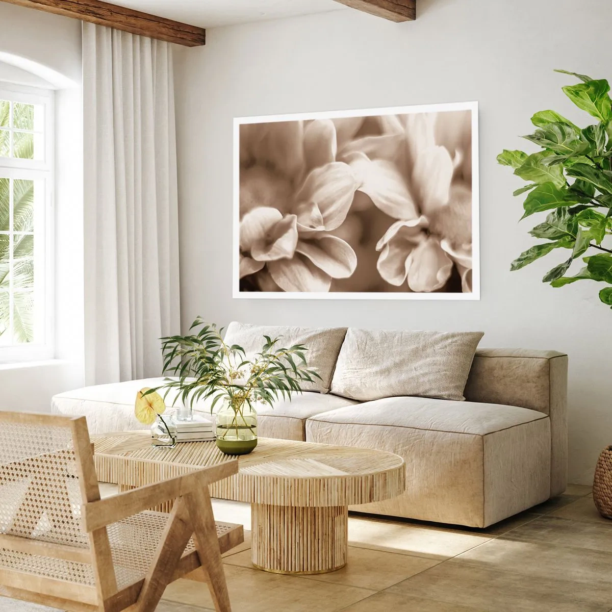 Poszter - Gyengéd, mint egy mosoly - 40x30 cm