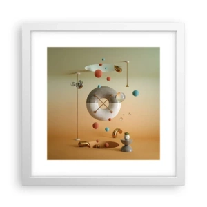 Poszter fekete keretben - Bármi megtörténhet - 30x30 cm