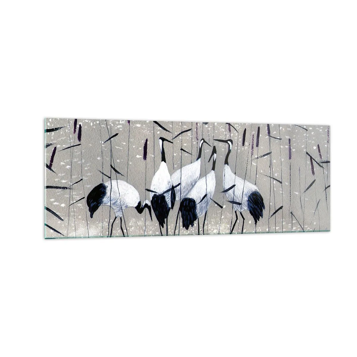 Üveg kép - A sajátjaik között - 140x50 cm