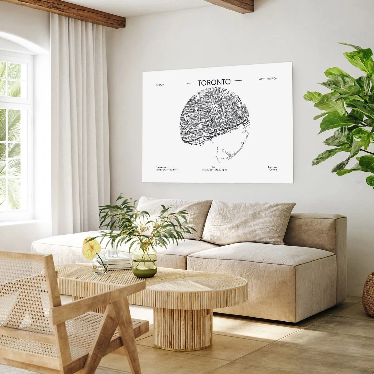 Poszter - Toronto anatómiája - 70x50 cm