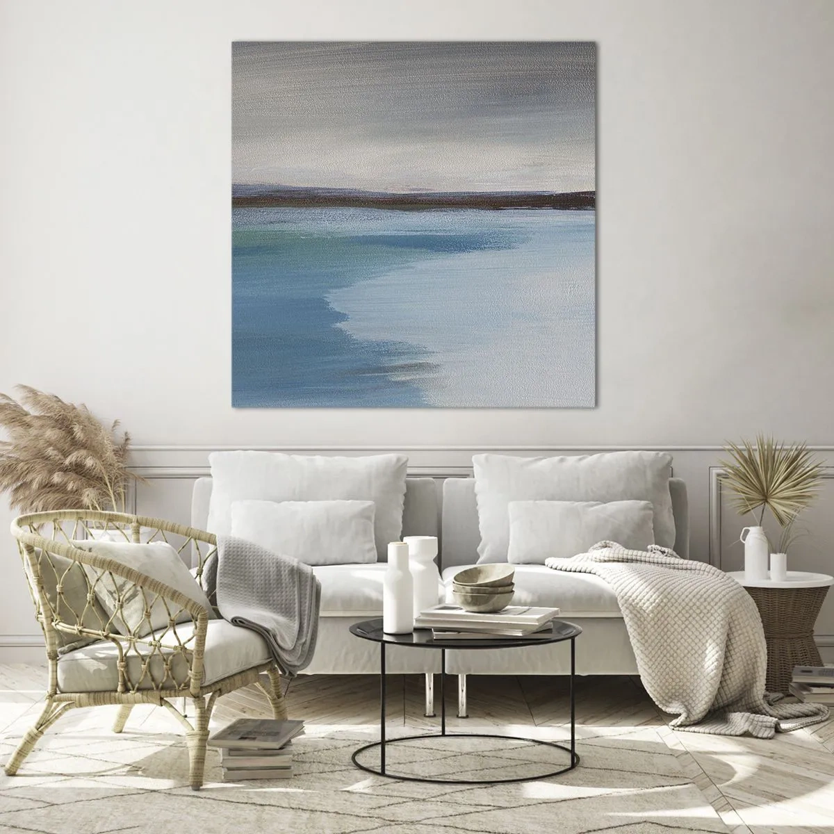 Üveg kép - Vízszintes tájkép - 70x70 cm