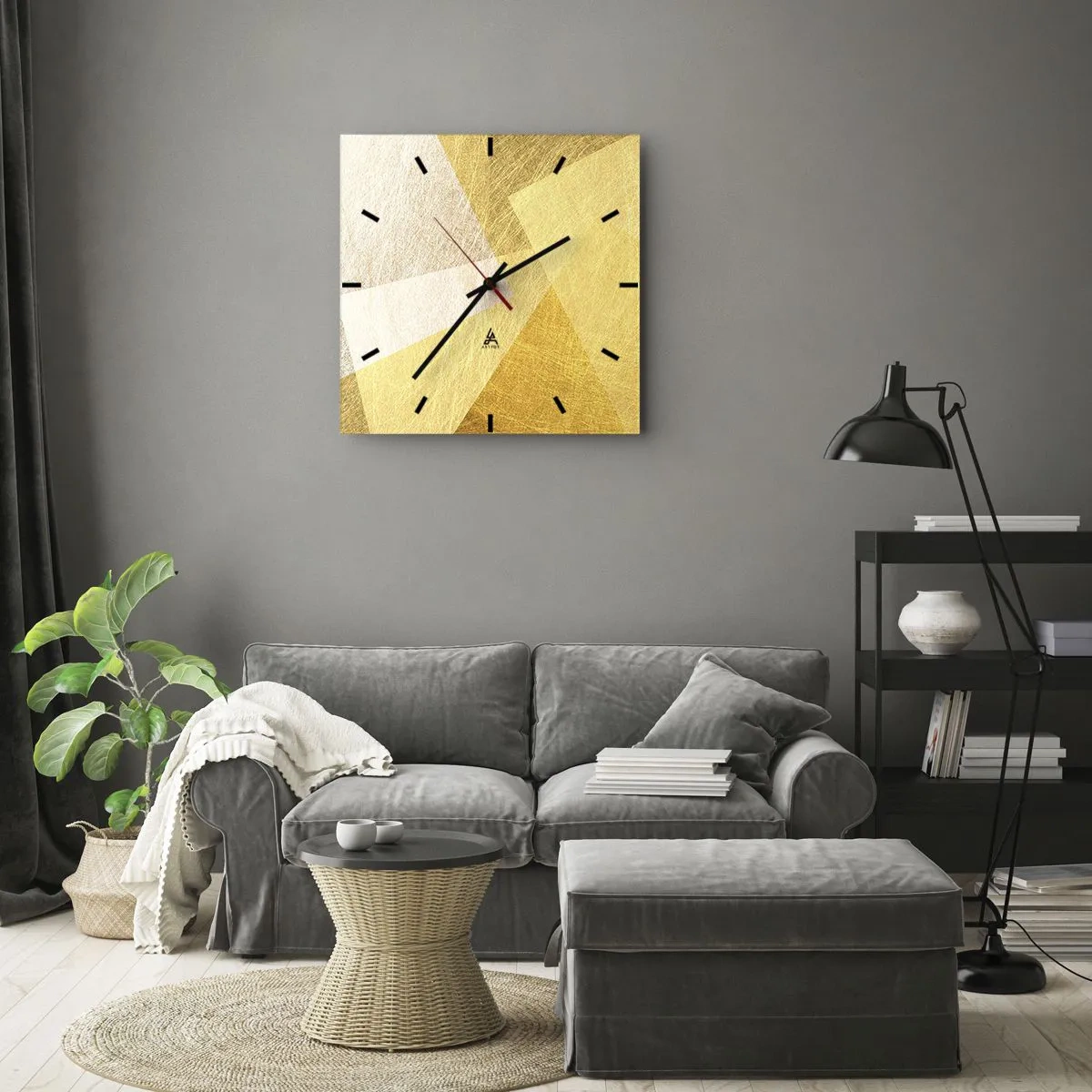 Falióra, Óra - A geometria időjárása - 40x40 cm