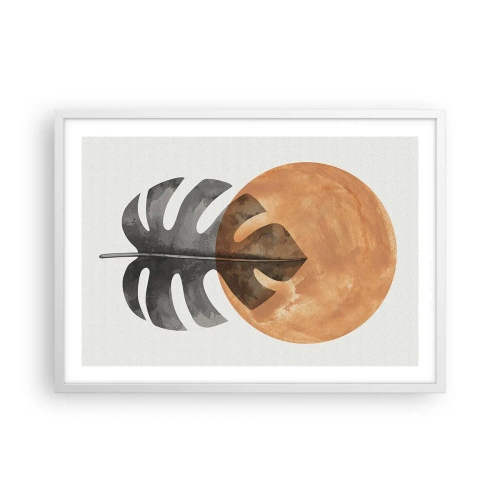 Poszter fekete keretben - Mindig a nap - 70x50 cm