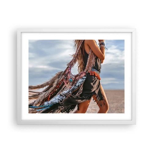 Poszter fekete keretben - Sámán párja - 50x40 cm