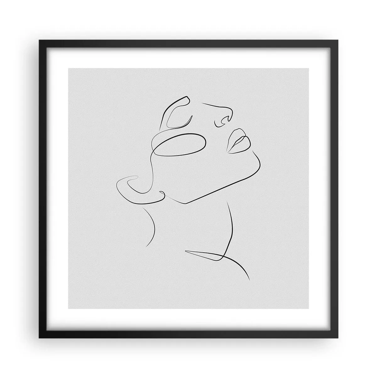 Poszter fehér keretben - Az álmok fordulatai - 50x50 cm
