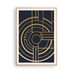 Poszter világos tölgy keretben - A dolgok fordulatai - 70x100 cm