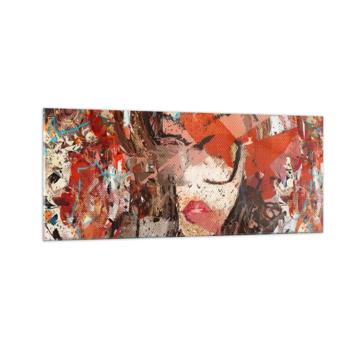 Üveg kép - Senki sem tudja, hogy milyen vagy valójában - 100x40 cm