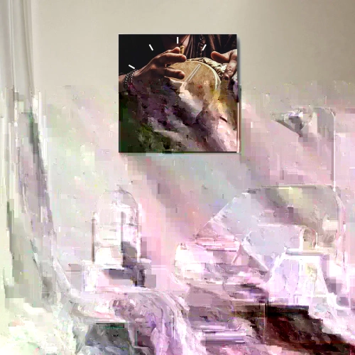 Falióra, Óra - A szív ritmusában - 40x40 cm