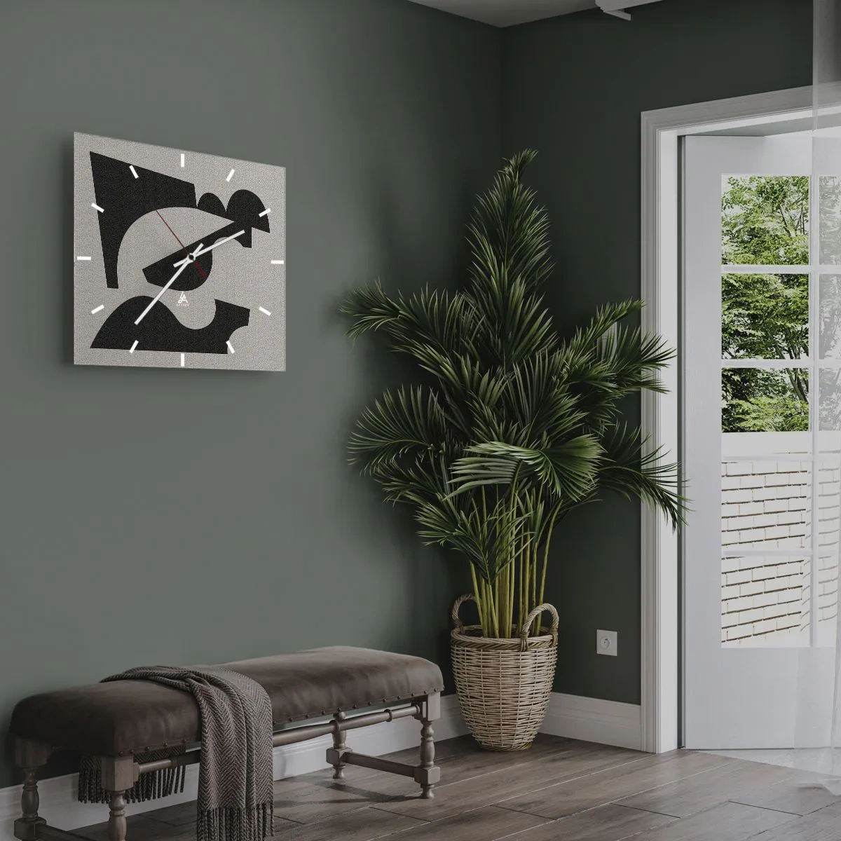 Falióra, Óra - Önálló összeállításra - 40x40 cm