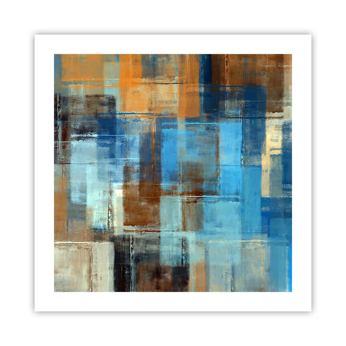 Poszter - A kék fátyolon keresztül - 50x50 cm