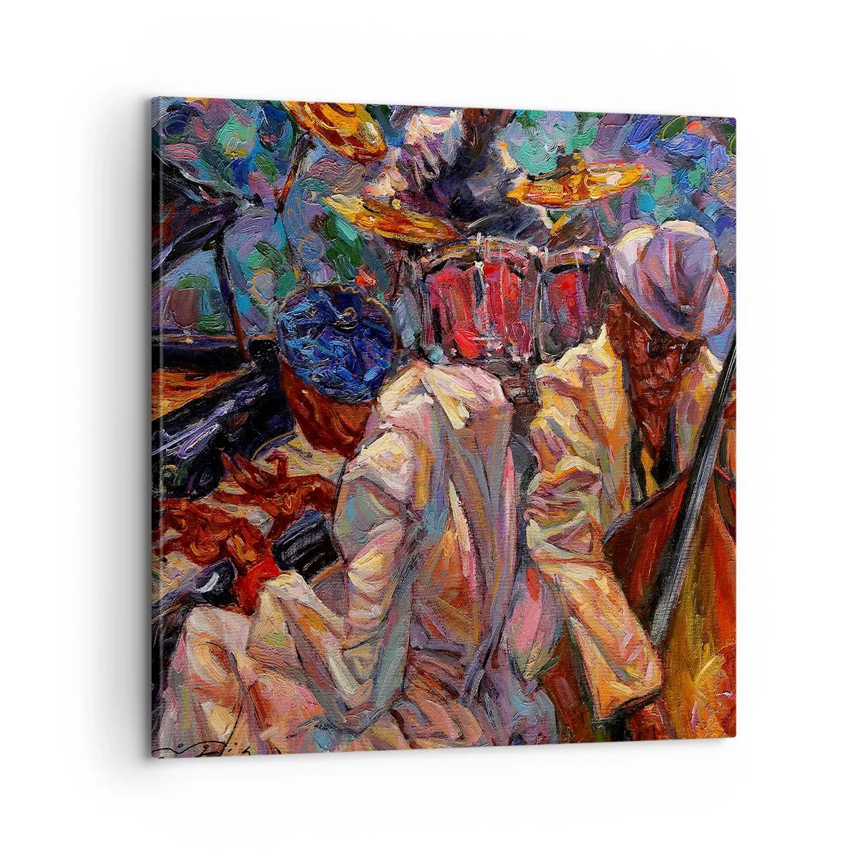 Vászonkép - Egy ritmusban - 60x60 cm