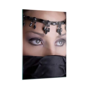 Üveg kép - Orientális csábító rejtély - 50x70 cm