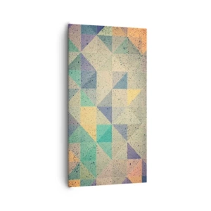 Vászonkép - A háromszögek köztársasága - 65x120 cm