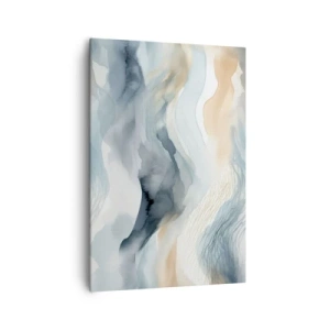 Vászonkép - Hó és köd absztrakció - 70x100 cm