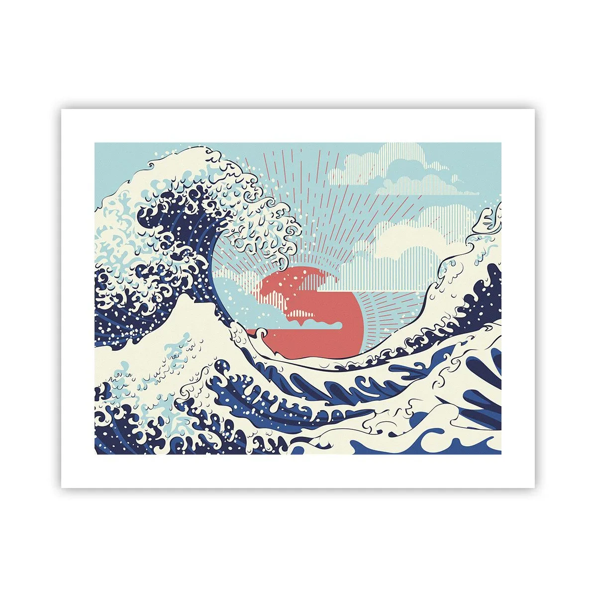Poszter - Japán inspirációból - 50x40 cm