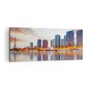 Vászonkép - Párizs monumentális nyugalma - 100x40 cm