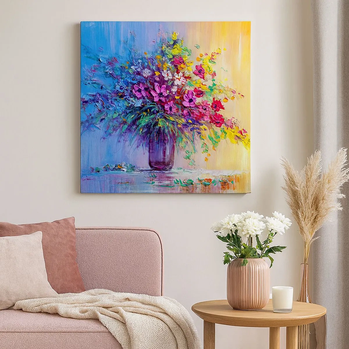 Vászonkép - A rét nyári ajándéka - 30x30 cm