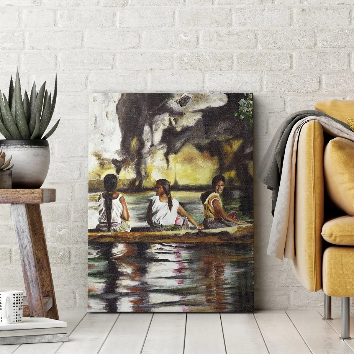 Vászonkép - Egy polinéz paradicsomban - 50x70 cm