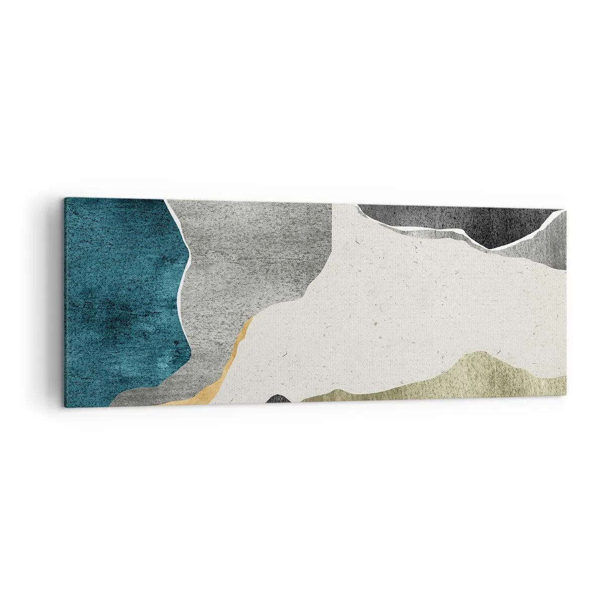 Vászonkép - Mozaik kompozíció aranyszállal - 140x50 cm