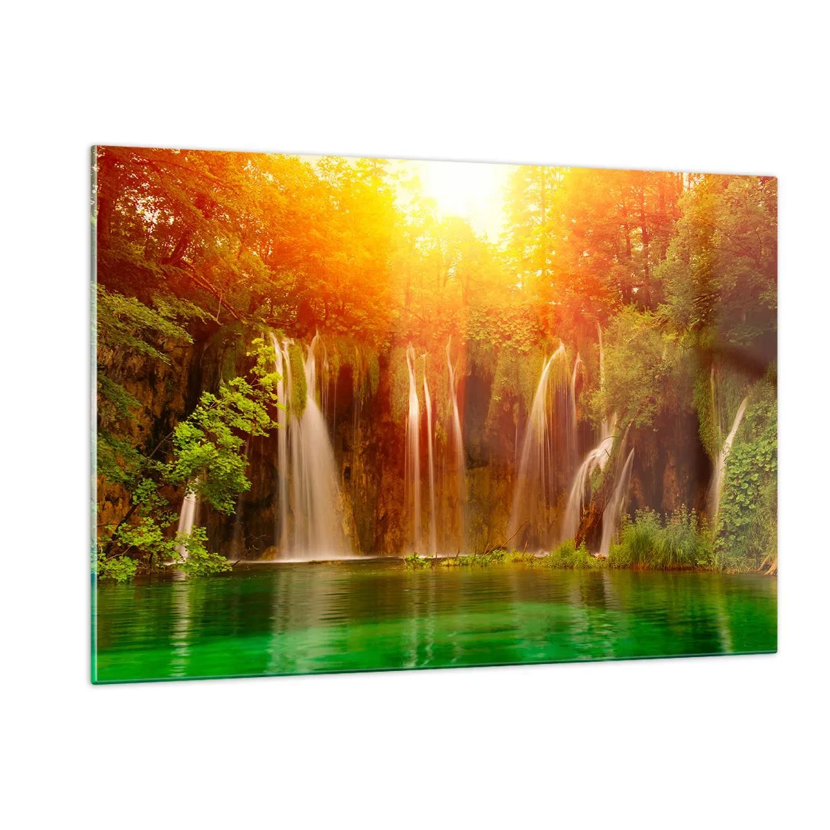Üveg kép - A napon és az árnyékban - 120x80 cm