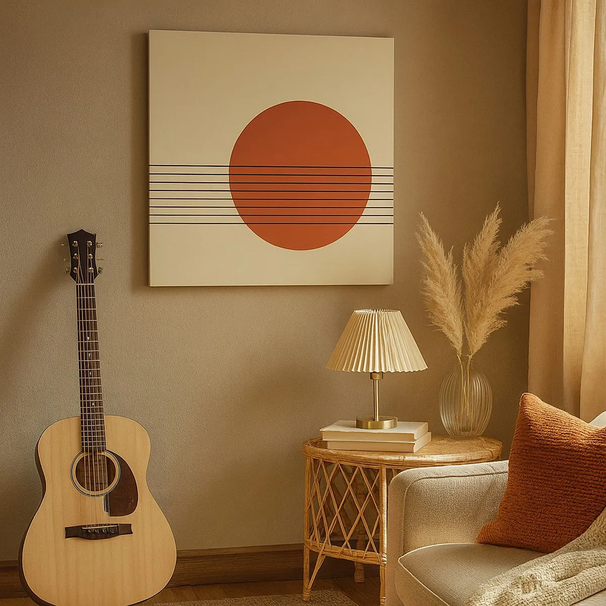 Vászonkép - Körbe és tovább - 30x30 cm