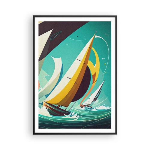 Poszter fehér keretben - Közelről és személyesen az elemekkel - 70x100 cm
