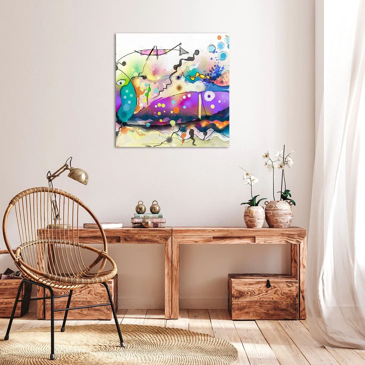 Vászonkép - Nincsenek szavak! - 50x50 cm