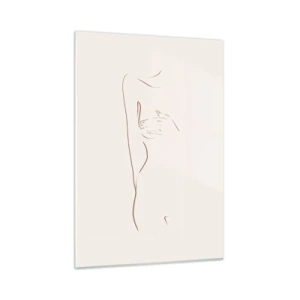 Üveg kép - A vágy alakja - 50x70 cm