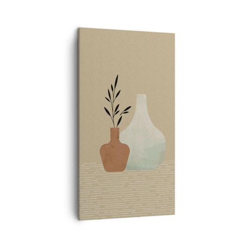 Vászonkép - Váza és annak ideája - 45x80 cm
