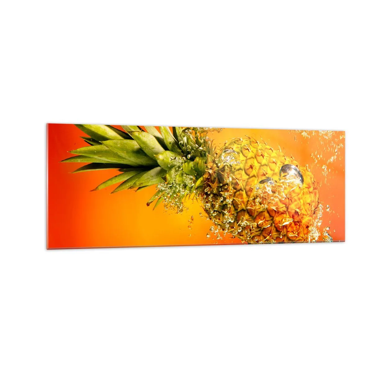 Üveg kép - Trópusi lédús frissesség - 140x50 cm