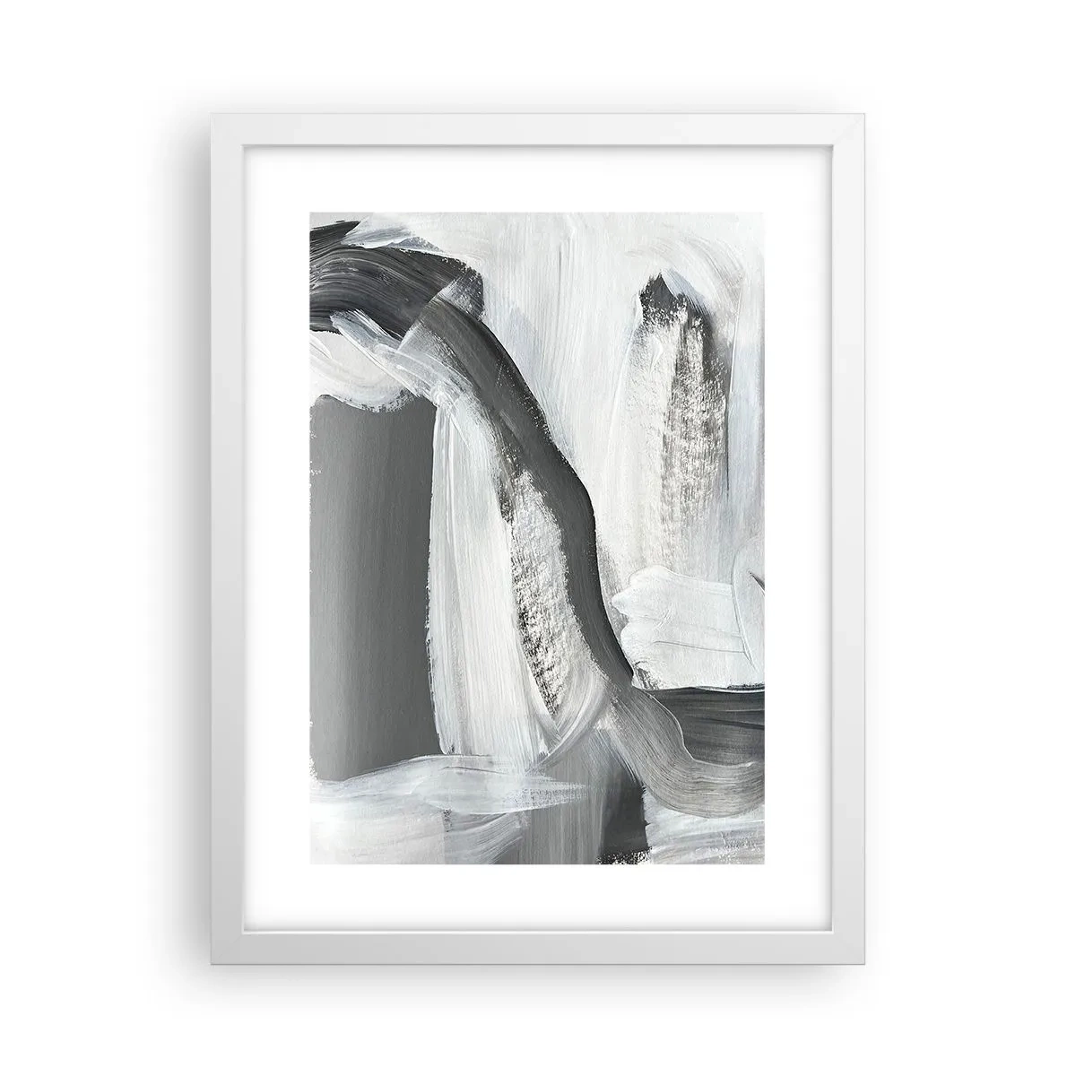 Poszter fekete keretben - Határozott mozgással - 30x40 cm