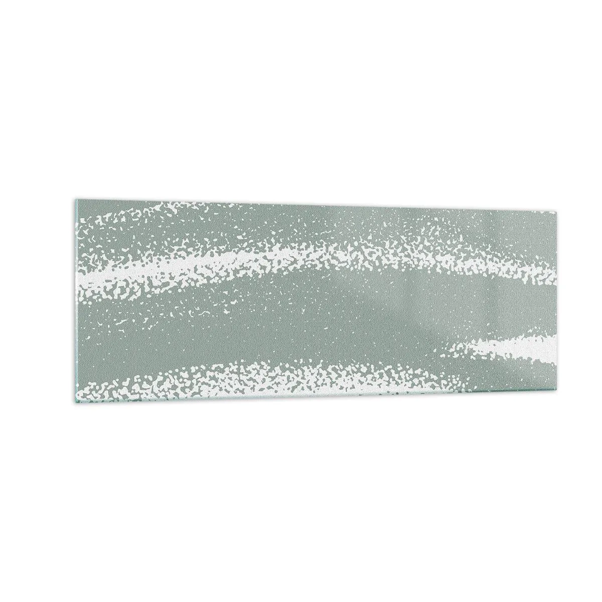 Üveg kép - Absztrakció téli hangulatban - 140x50 cm