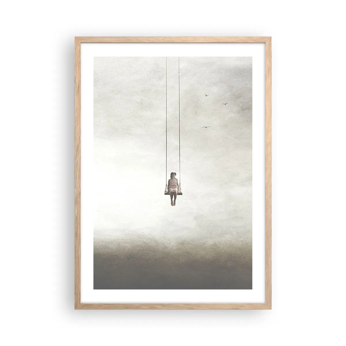 Poszter világos tölgy keretben - A bennünk lévő gyerek - 50x70 cm