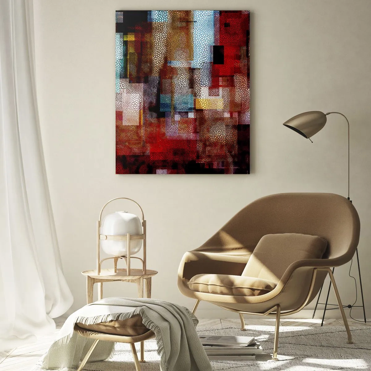 Üveg kép - Zavartság zavartsággal - 80x120 cm