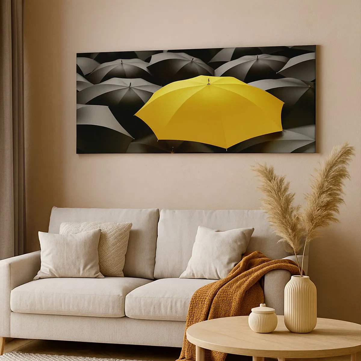 Vászonkép - Viszlát bánat - 100x40 cm