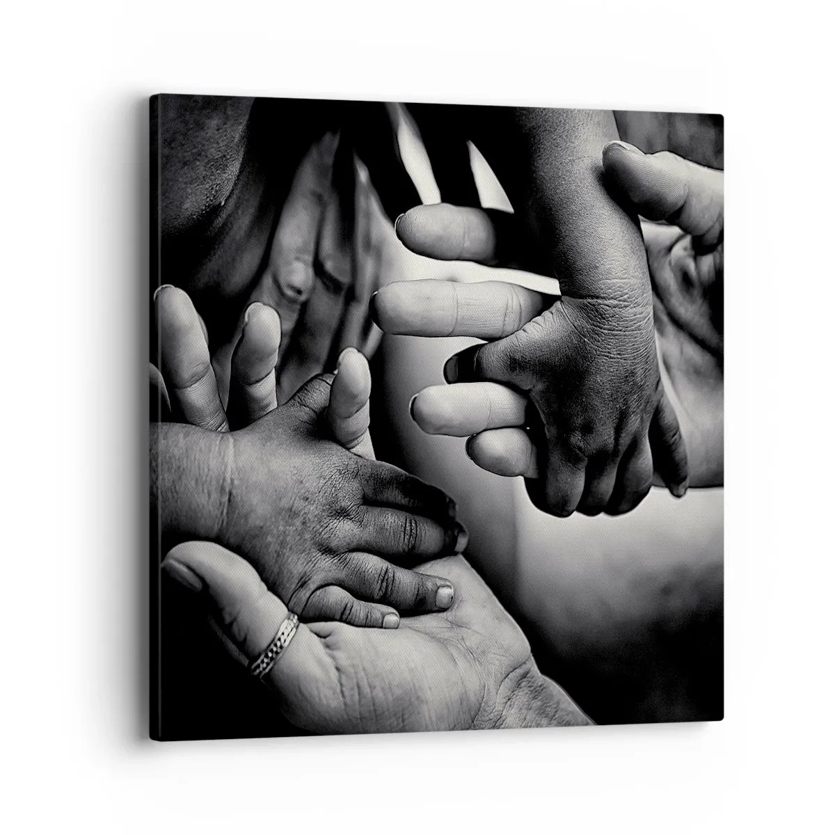 Vászonkép - Embernek lenni - 40x40 cm