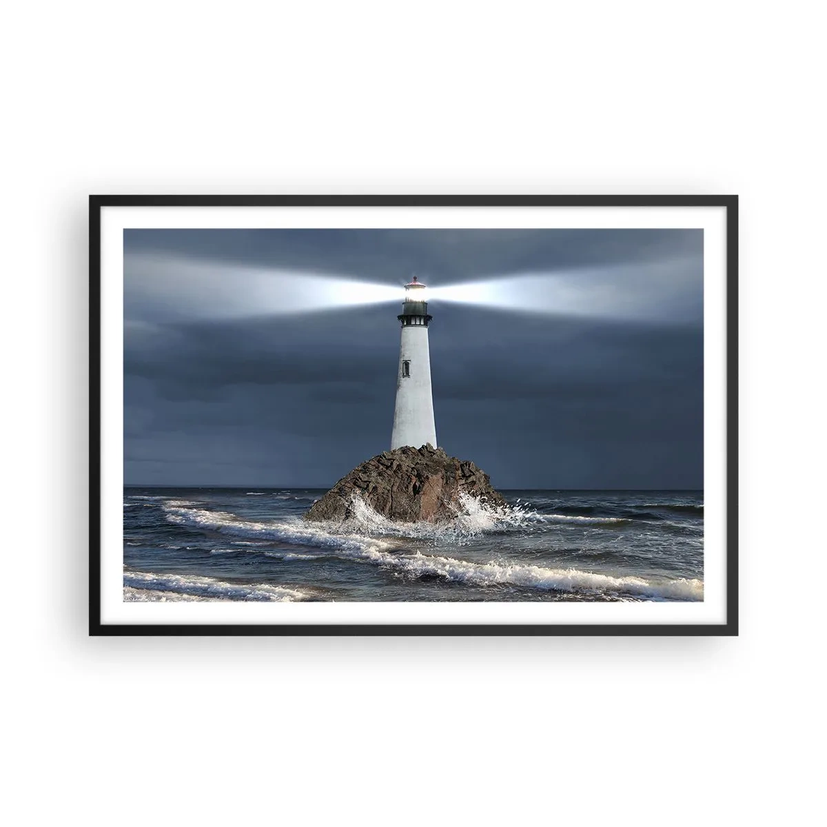 Poszter fehér keretben - Ide…ide…itt! - 91x61 cm