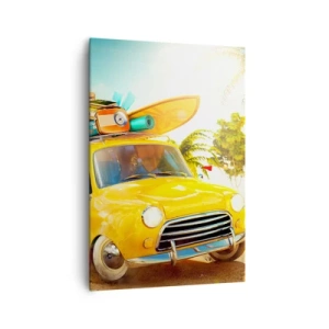 Vászonkép - Utazás több mosolyért - 70x100 cm