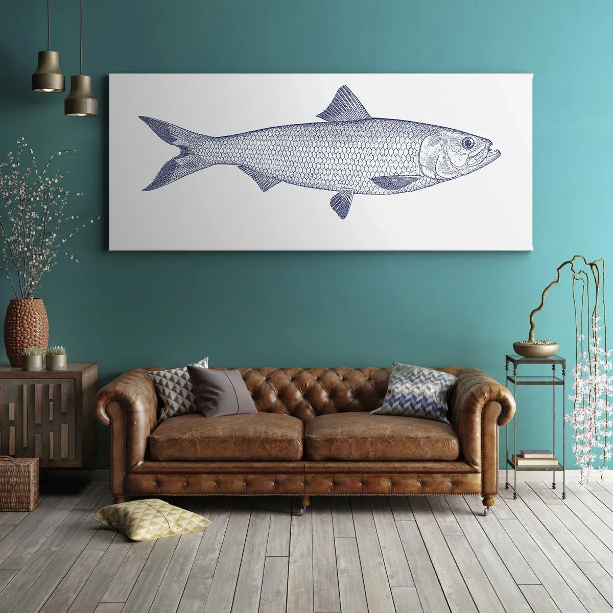 Vászonkép - Üdvözlet az északi tengerektől - 100x40 cm