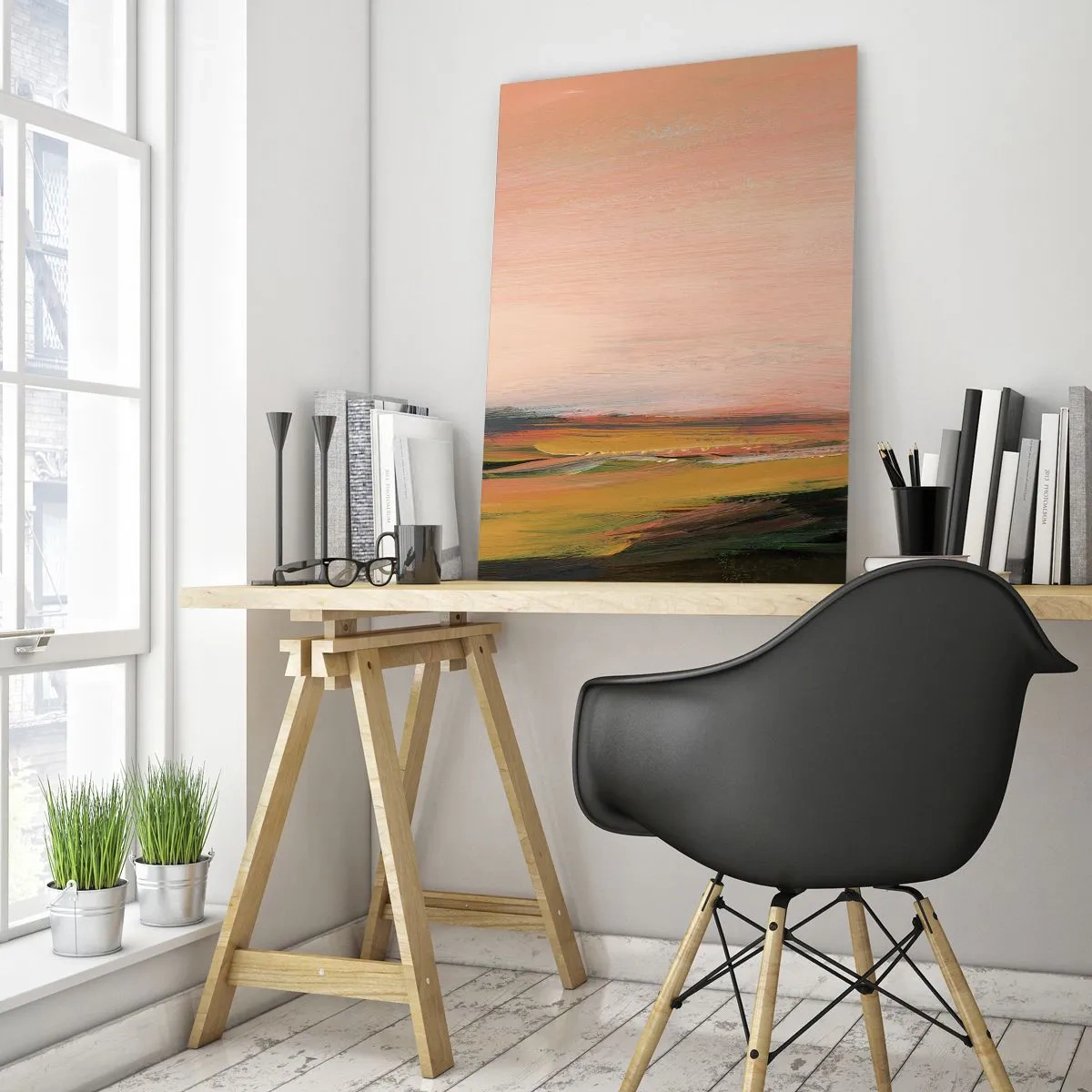 Üveg kép - Rózsaszínben - 50x70 cm