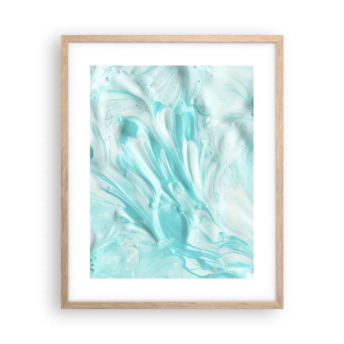 Poszter világos tölgy keretben - Örökké együtt - 40x50 cm