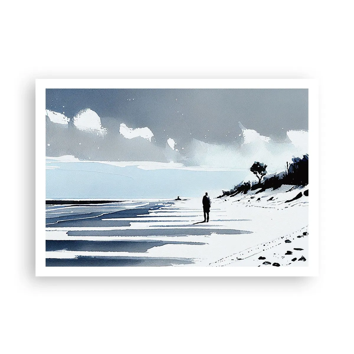 Poszter - Egyedül - 100x70 cm