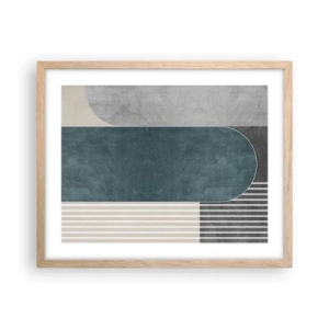 Poszter világos tölgy keretben - Vízszintes kompozíció - 50x40 cm